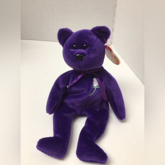 Ty Beanie Baby Princess 1997 - Princess Diana Bear - Picture 1 of 3